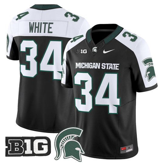 Men's Michigan State Spartans 2024 Vapor Limited Jersey - All Stitched