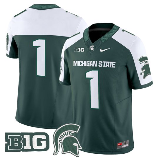 Men's Michigan State Spartans 2024 Vapor Limited Jersey - All Stitched