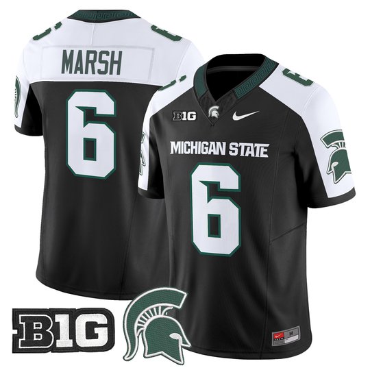 Men's Michigan State Spartans 2024 Vapor Limited Jersey - All Stitched