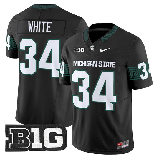 Men's Michigan State Spartans 2024 Vapor Limited Jersey - All Stitched
