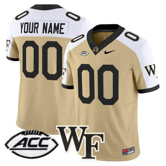 Wake Forest Demon Deacons 2024 Vapor Limited Custom Jersey - All stitched