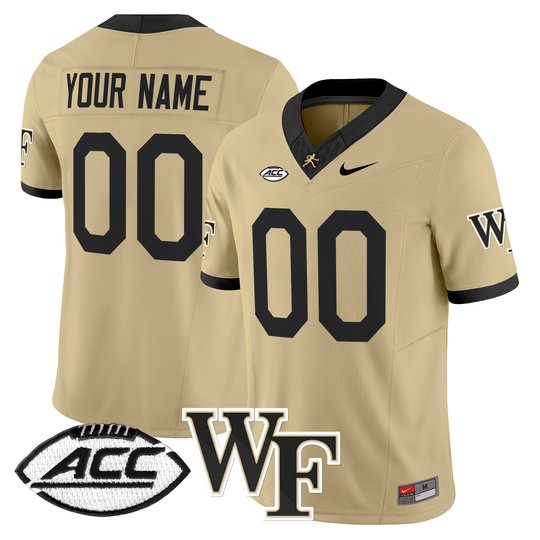 Wake Forest Demon Deacons 2024 Vapor Limited Custom Jersey - All stitched