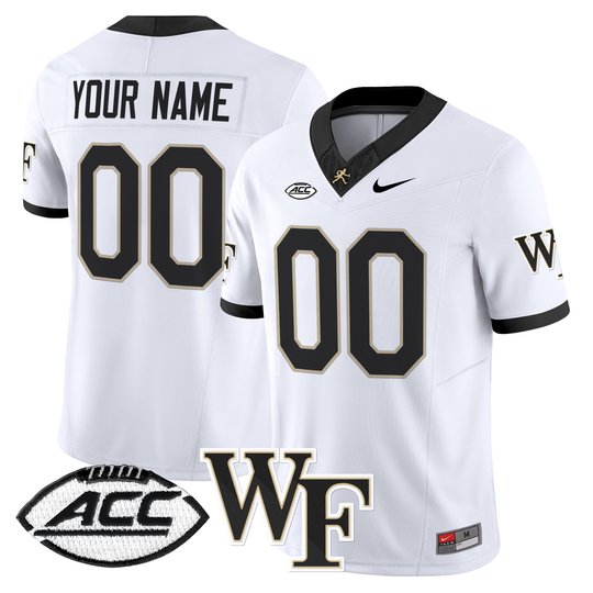Wake Forest Demon Deacons 2024 Vapor Limited Custom Jersey - All stitched
