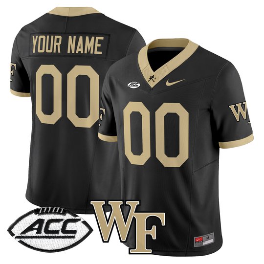 Wake Forest Demon Deacons 2024 Vapor Limited Custom Jersey - All stitched