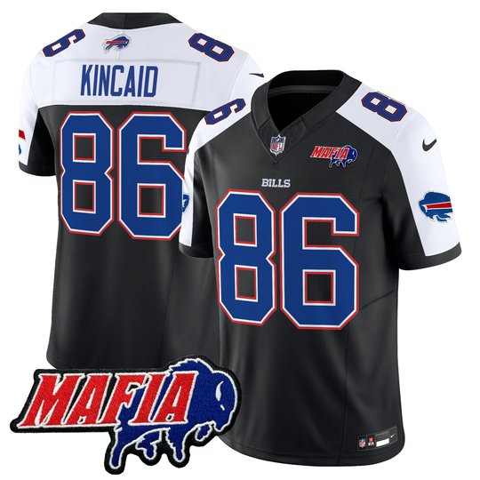 Men's Buffalo Bills 2024 Bills Mafia Patch Vapor Limited Jersey - All Stitched