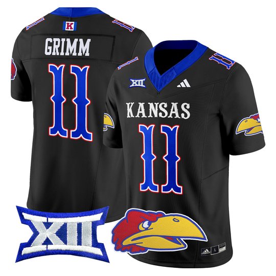 Men's Kansas Jayhawks 2024 Vapor Limited Jersey V2 - All Stitched