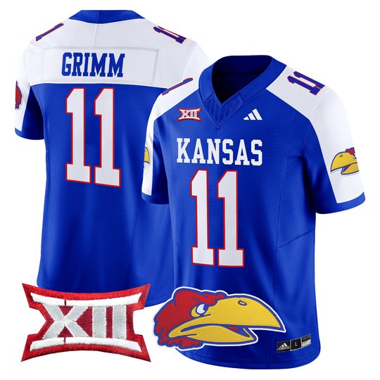 Men's Kansas Jayhawks 2024 Vapor Limited Jersey V2 - All Stitched
