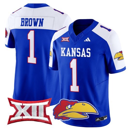 Men's Kansas Jayhawks 2024 Vapor Limited Jersey V2 - All Stitched