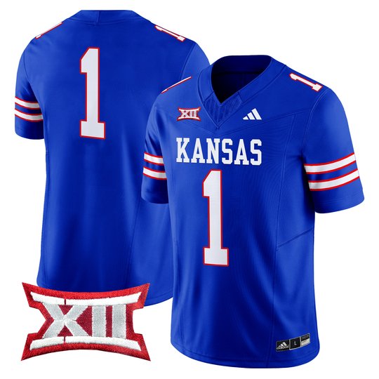 Men's Kansas Jayhawks 2024 Vapor Limited Jersey V2 - All Stitched