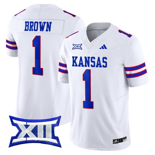 Men's Kansas Jayhawks 2024 Vapor Limited Jersey V2 - All Stitched