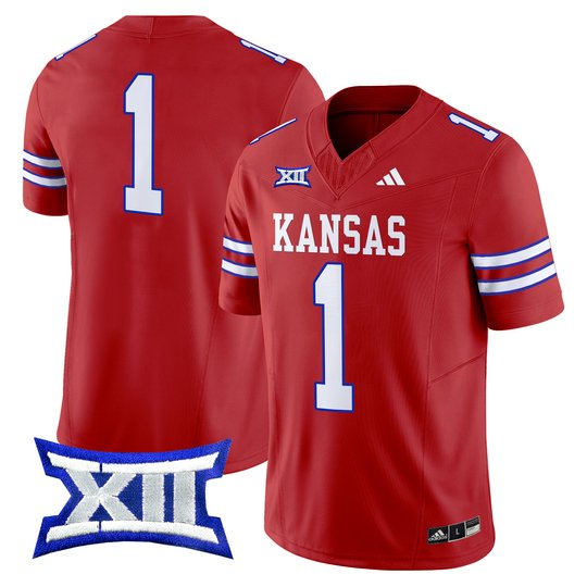 Men's Kansas Jayhawks 2024 Vapor Limited Jersey V2 - All Stitched