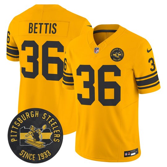 Men's Pittsburgh Steelers Throwback 1962 Vapor Limited Jersey V2 - All Stitched