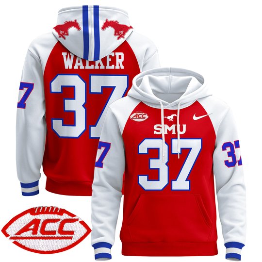 Men's SMU Mustangs 2024 Pullover Hoodie - All Stitched