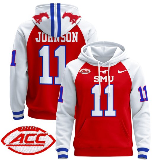 Men's SMU Mustangs 2024 Pullover Hoodie - All Stitched