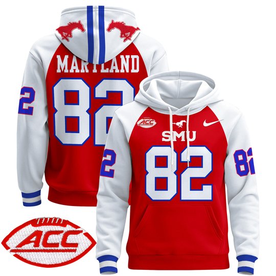 Men's SMU Mustangs 2024 Pullover Hoodie - All Stitched