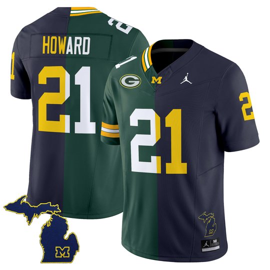 Michigan Wolverines Split Vapor Limited Jersey - All Stitched