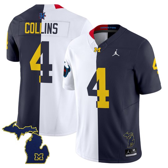 Michigan Wolverines Split Vapor Limited Jersey - All Stitched