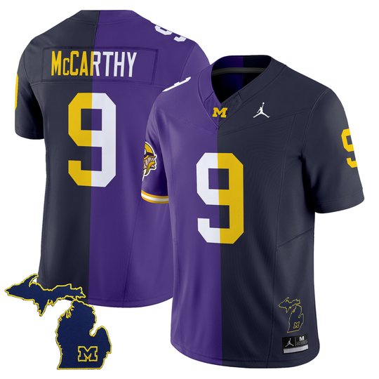 Michigan Wolverines Split Vapor Limited Jersey - All Stitched