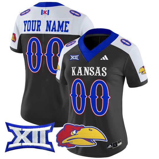 Kansas Jayhawks 2024 Vapor Limited Custom Jersey V2 - All Stitched