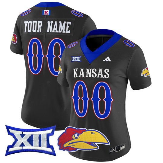 Kansas Jayhawks 2024 Vapor Limited Custom Jersey V2 - All Stitched