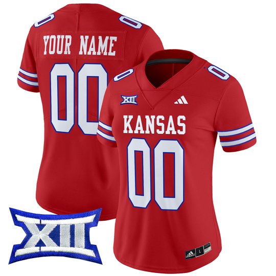 Kansas Jayhawks 2024 Vapor Limited Custom Jersey V2 - All Stitched