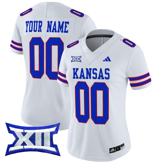 Kansas Jayhawks 2024 Vapor Limited Custom Jersey V2 - All Stitched