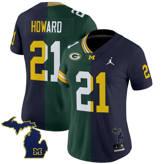 Michigan Wolverines Split Vapor Limited Jersey - All Stitched