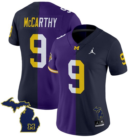 Michigan Wolverines Split Vapor Limited Jersey - All Stitched