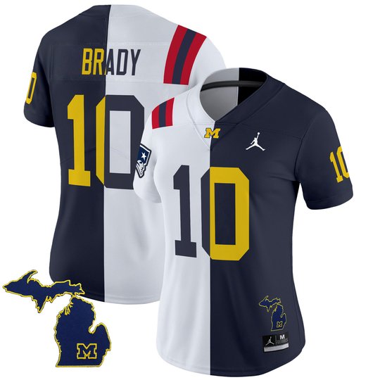 Michigan Wolverines Split Vapor Limited Jersey - All Stitched