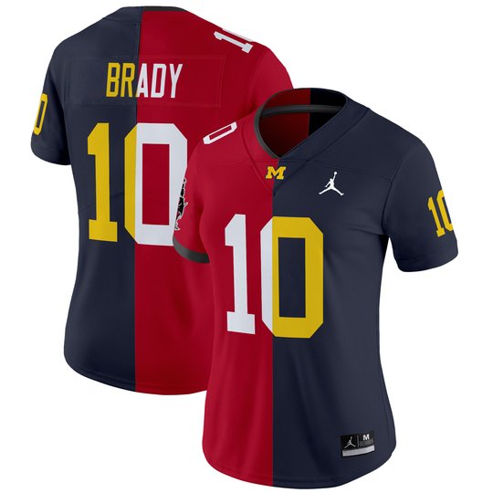 Michigan Wolverines Split Vapor Limited Jersey V2 - All Stitched