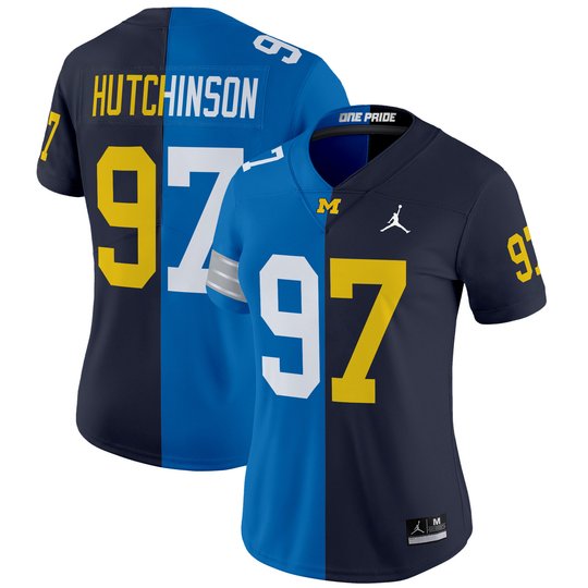 Michigan Wolverines Split Vapor Limited Jersey V2 - All Stitched