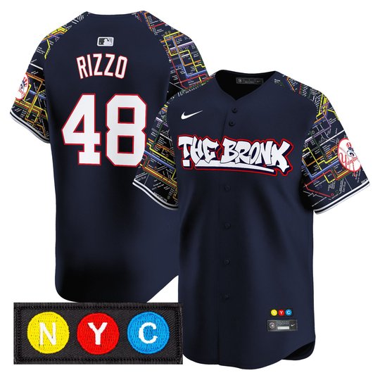 Men's New York Yankees The Bronx Subway Style Vapor Premier Limited Jersey