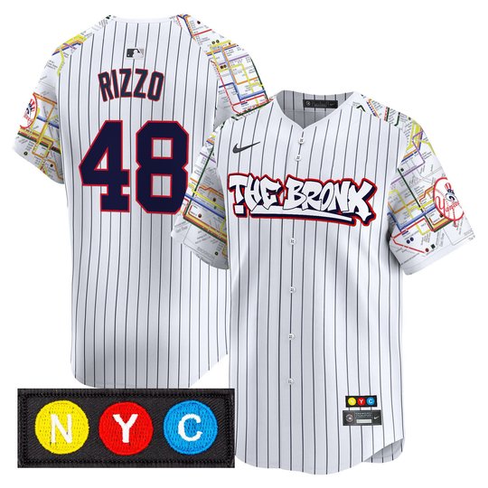 Men's New York Yankees The Bronx Subway Style Vapor Premier Limited Jersey