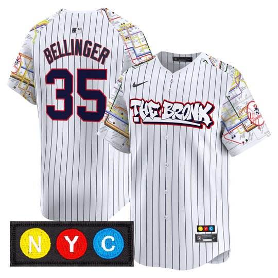 Men's New York Yankees The Bronx Subway Style Vapor Premier Limited Jersey
