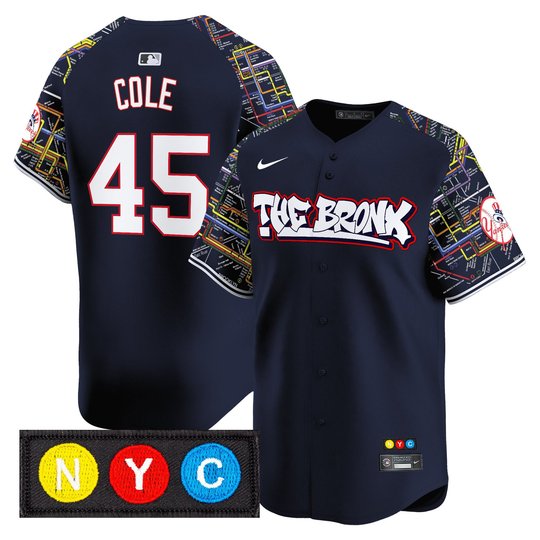 Men's New York Yankees The Bronx Subway Style Vapor Premier Limited Jersey