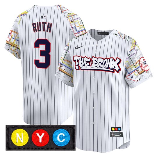 Men's New York Yankees The Bronx Subway Style Vapor Premier Limited Jersey