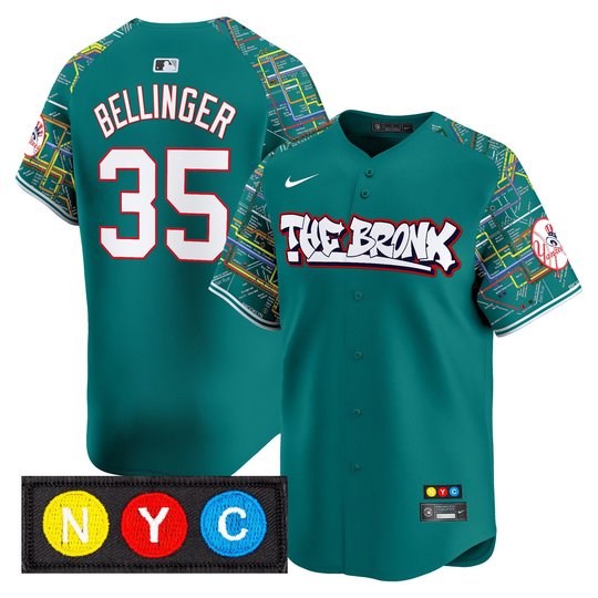 Men's New York Yankees The Bronx Subway Style Vapor Premier Limited Jersey