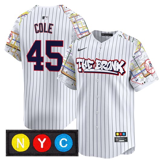Men's New York Yankees The Bronx Subway Style Vapor Premier Limited Jersey