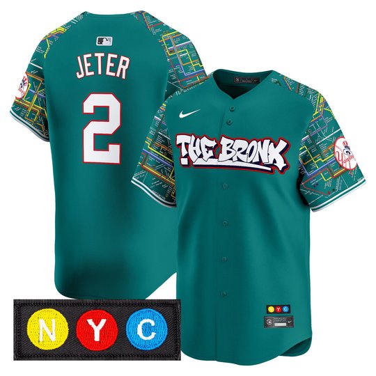 Men's New York Yankees The Bronx Subway Style Vapor Premier Limited Jersey