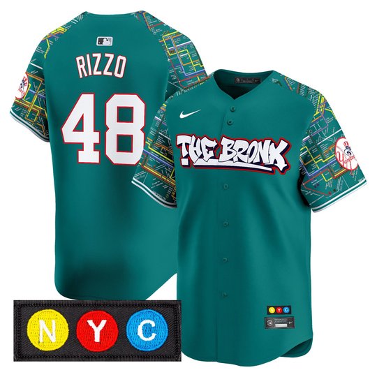 Men's New York Yankees The Bronx Subway Style Vapor Premier Limited Jersey