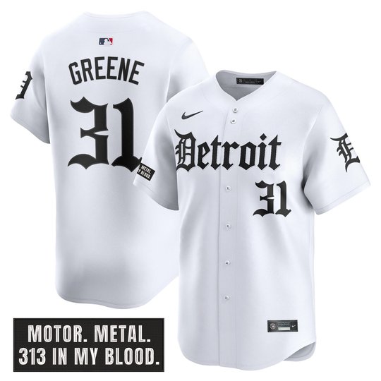 Men's Detroit Tigers 'Motor Gothic Edition' Vapor Premier Limited Jersey - All Stitched