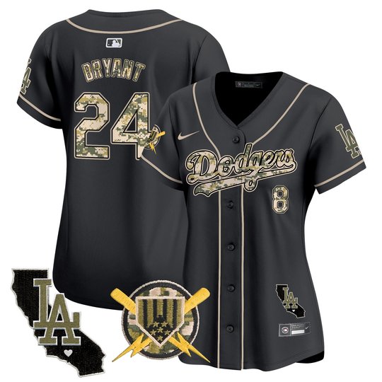 Women's Dodgers Armed Forces Day Vapor Premier Limited Jersey - All Stitched