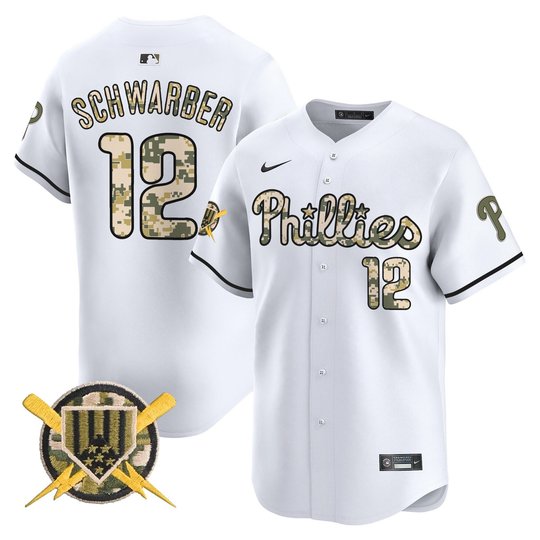 Men's Phillies Armed Forces Day Vapor Premier Limited Jersey - All Stitched