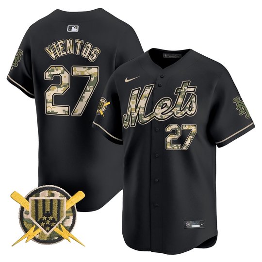 Men's Mets Armed Forces Day Vapor Premier Limited Jersey - All Stitched