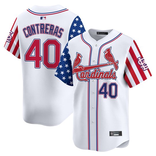 Men's St. Louis Cardinals 2025 Independence Day Vapor Premier Limited Jersey V2 - All Stitched