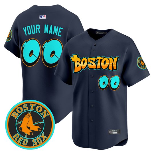Boston Red Sox 'Graffiti Streetstyle Edition' Vapor Premier Limited Custom Jersey - All Stitched
