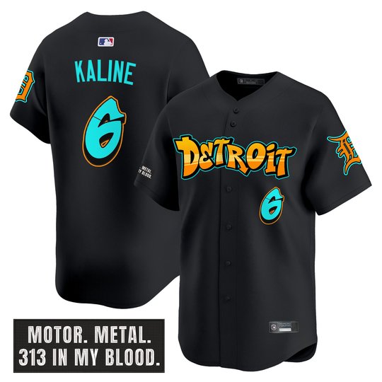 Men's Detroit Tigers 'Graffiti Motor City Edition' Vapor Premier Limited Jersey - All Stitched