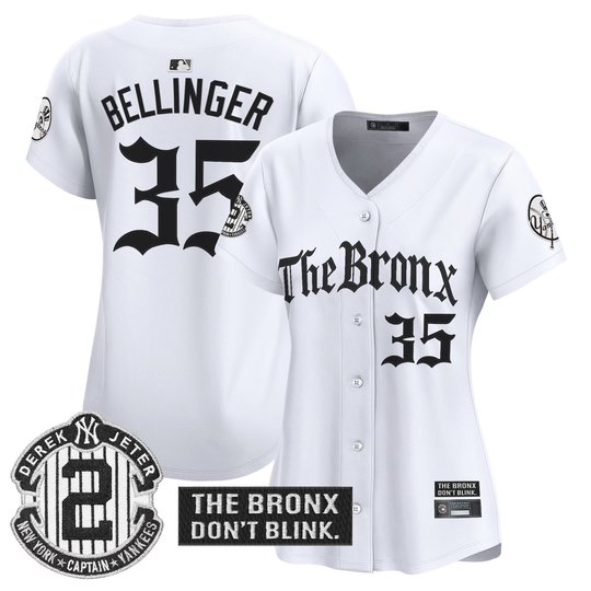 Women's Yankees 'The Bronx - Gothic Ink Drop Edition' Vapor Premier Limited Jersey - All Stitched