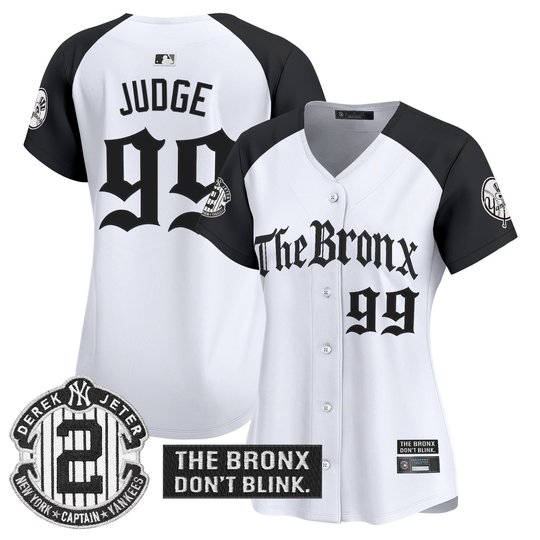 Women's Yankees 'The Bronx - Gothic Ink Drop Edition' Vapor Premier Limited Jersey - All Stitched
