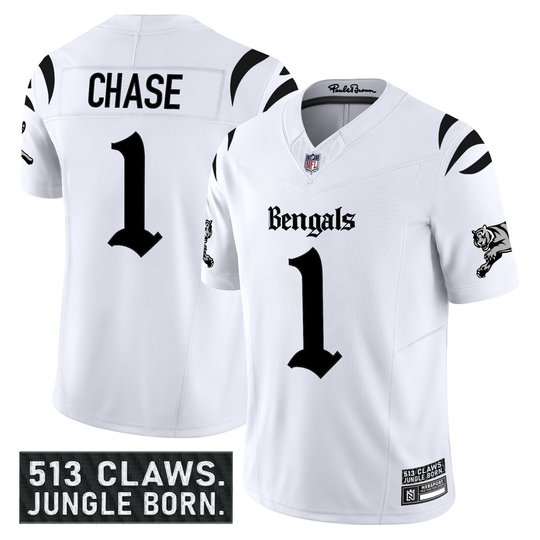 Men's Cincinnati Bengals 'Gothic Jungle Shadows Edition' Vapor Limited Jersey - All Stitched